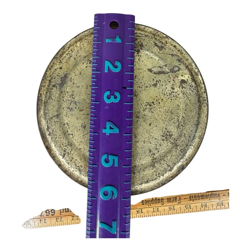 Vintage Blue‎ Lard Tin with Handle